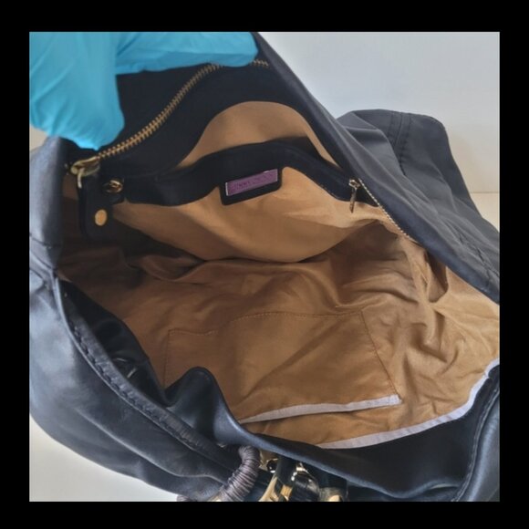 JIMMY CHOO Hobo Bracelet Black Leather Bag - Picture 11 of 16